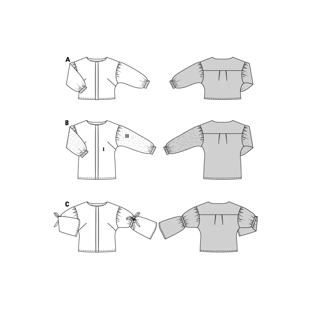 Patron Burda n°5709 : Blouse - Image 2