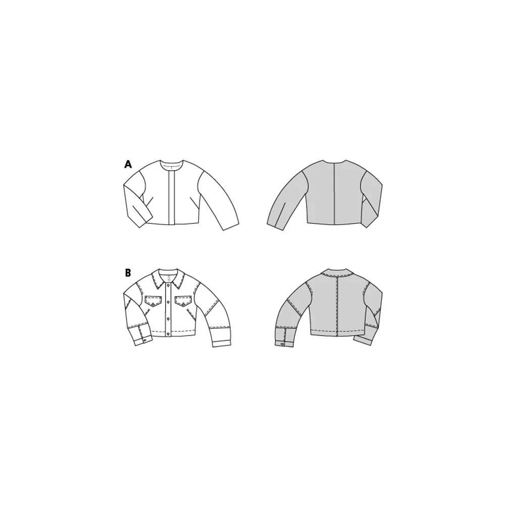 Patron Burda n°5711 : Veste - Image 2