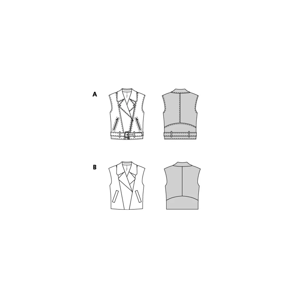 Patron Burda n°5714 : Gilet - Image 2