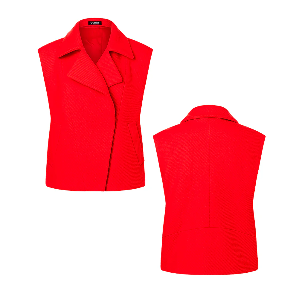 Patron Burda n°5714 : Gilet - Image 4