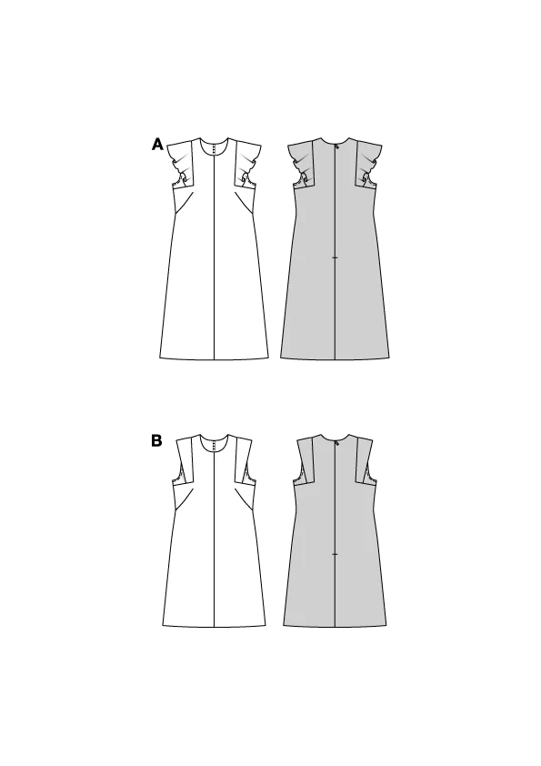 Patron Burda n°5719 : Robe - Image 2