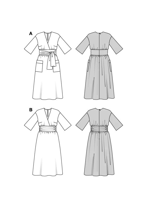 Patron Burda n°5724 : Robe - Image 2