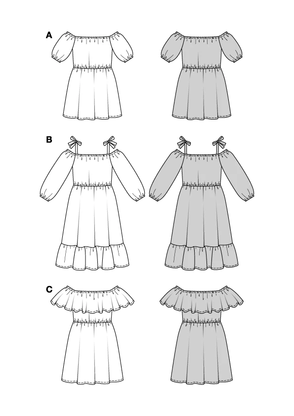 Patron Burda n°5728 : Robe - Image 2