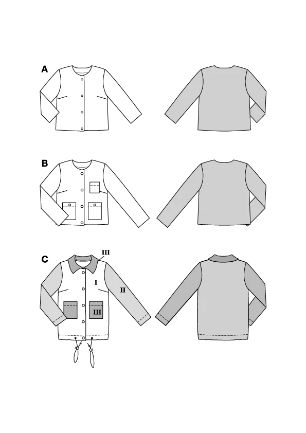 Patron Burda n°5729 : Blazer - Image 2