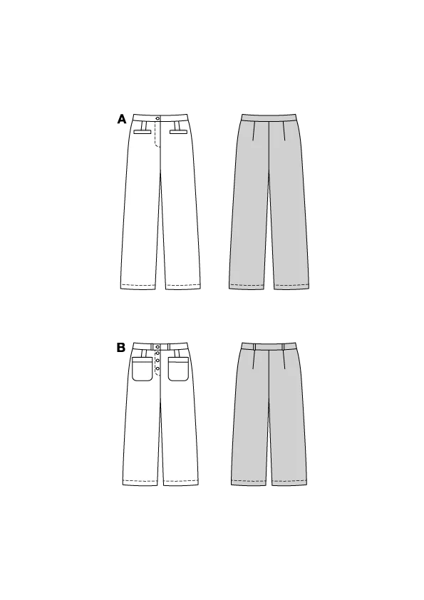 Patron Burda n°5735 : Pantalon - Image 2
