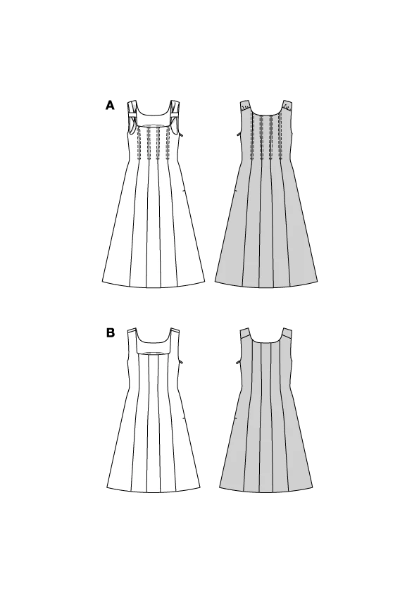 Patron Burda n°5736 : Robe - Image 2
