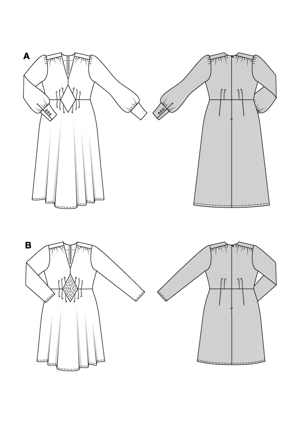 Patron Burda n°5748 : Robe - Image 2