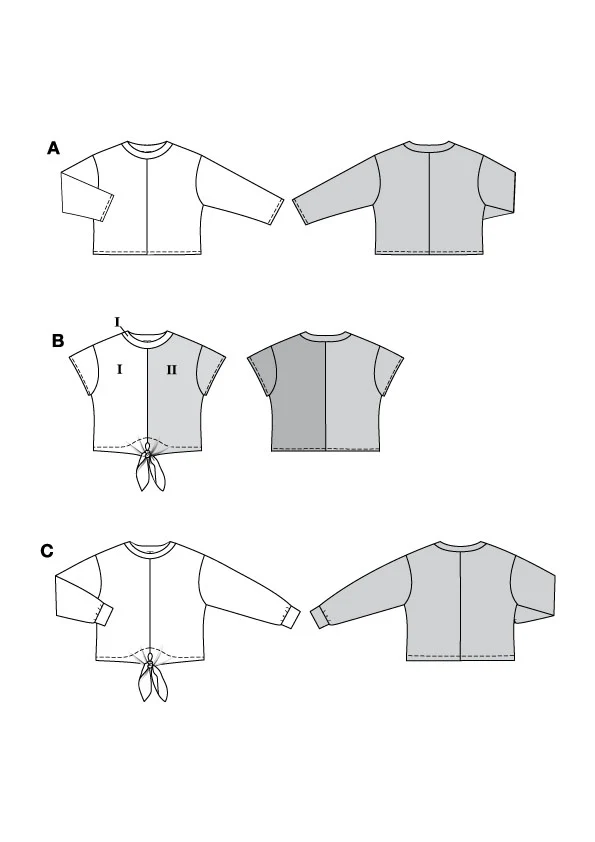 Patron Burda n°5763 : T-shirt - Image 2