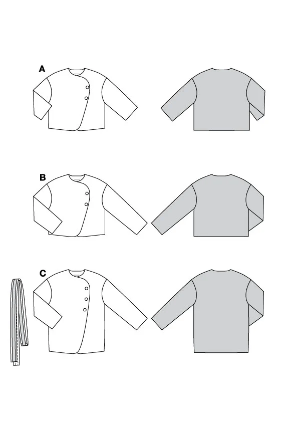 Patron Burda n°5770 : Veste - Image 2