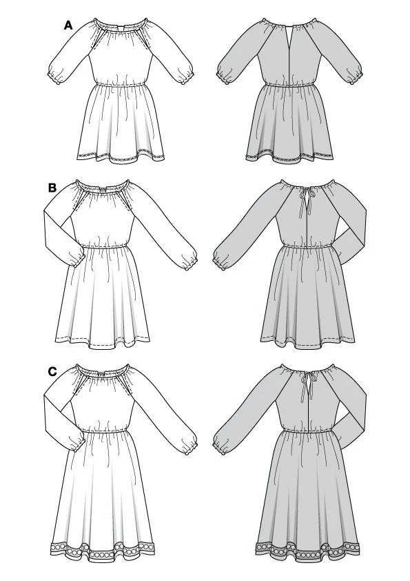 Patron Burda n°5772 : Robe - Image 2