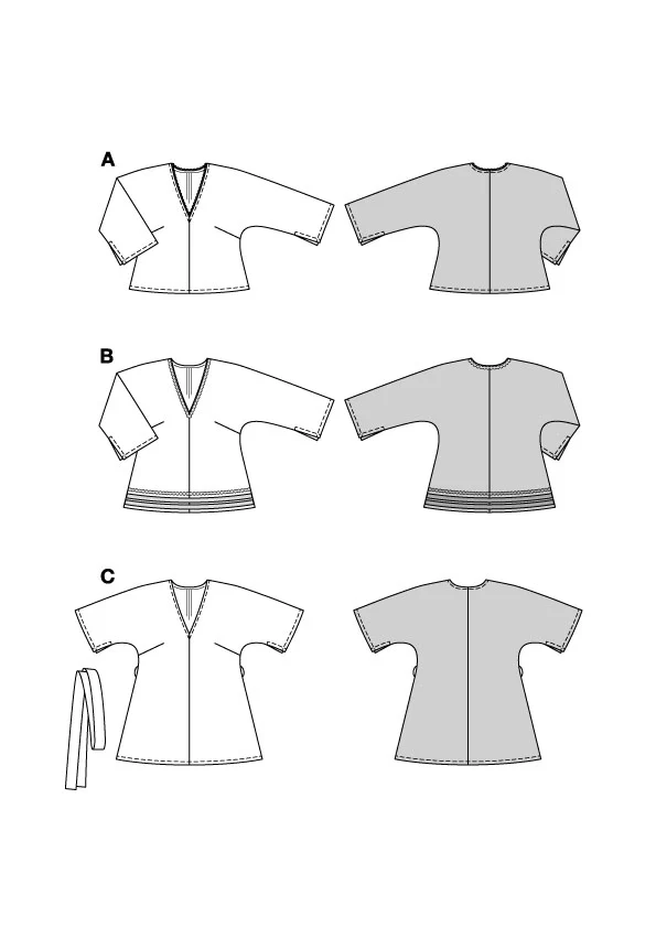 Patron Burda n°5776 : Blouse - Image 2