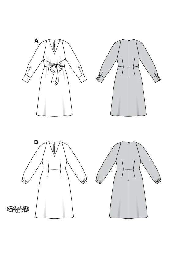 Patron Burda n°5777 : Robe - Image 2