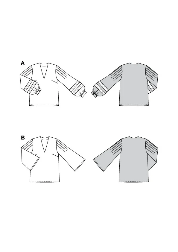 Patron Burda n°5785 : Blouse - Image 2
