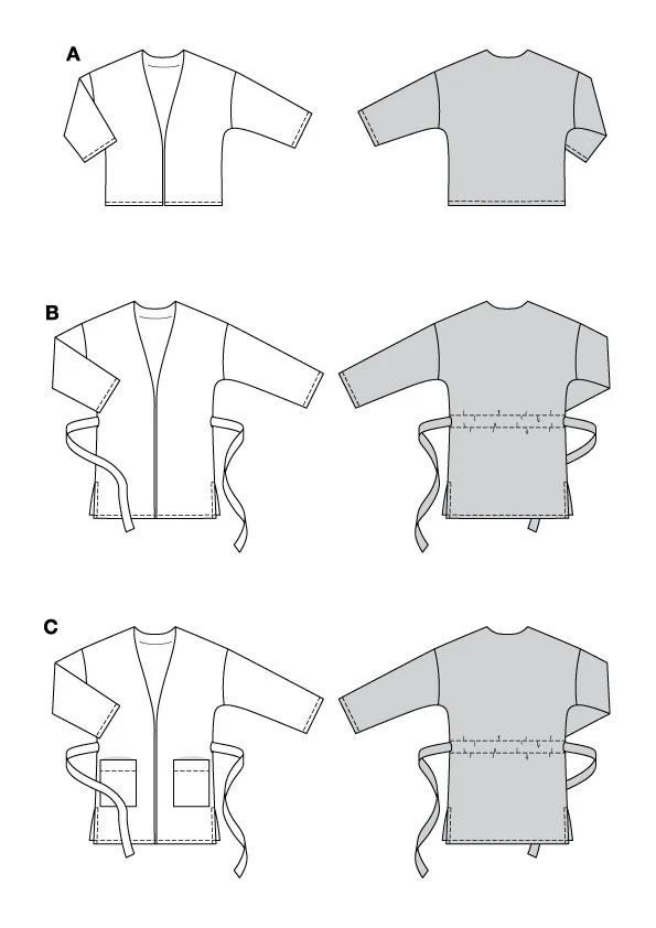 Patron Burda n°5787 : Veste & Manteau - Image 2