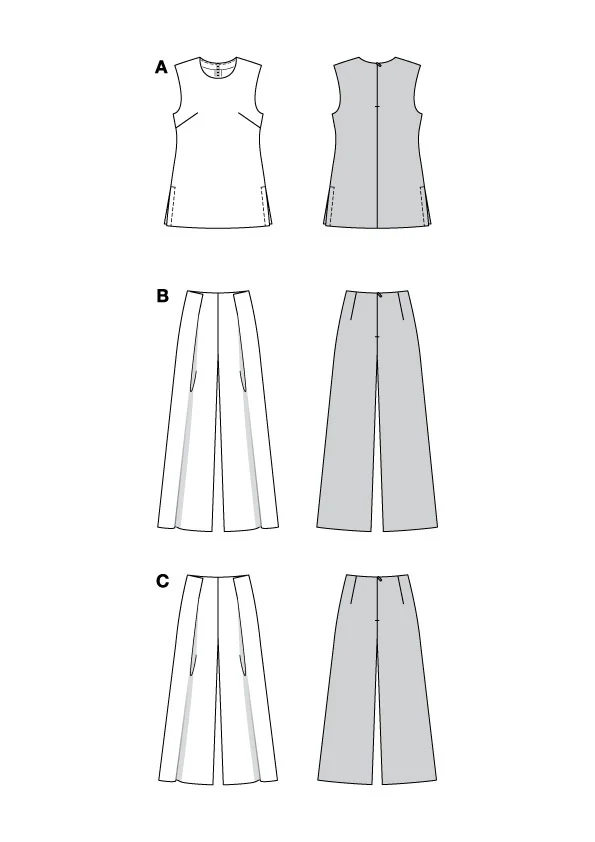 Patron Burda n°5793 : Ensemble Pantalon - Image 2