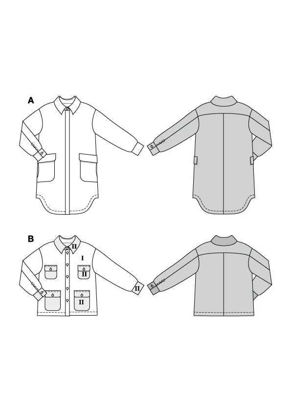 Patron Burda n°5794 : Manteau & Veste - Image 2
