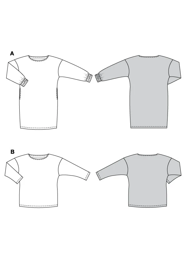 Patron Burda n°5796 : Robe & T-Shirt - Image 2