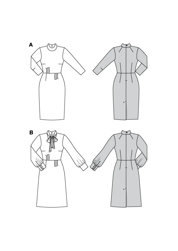 Patron Burda n°5798 : Robe - Image 2