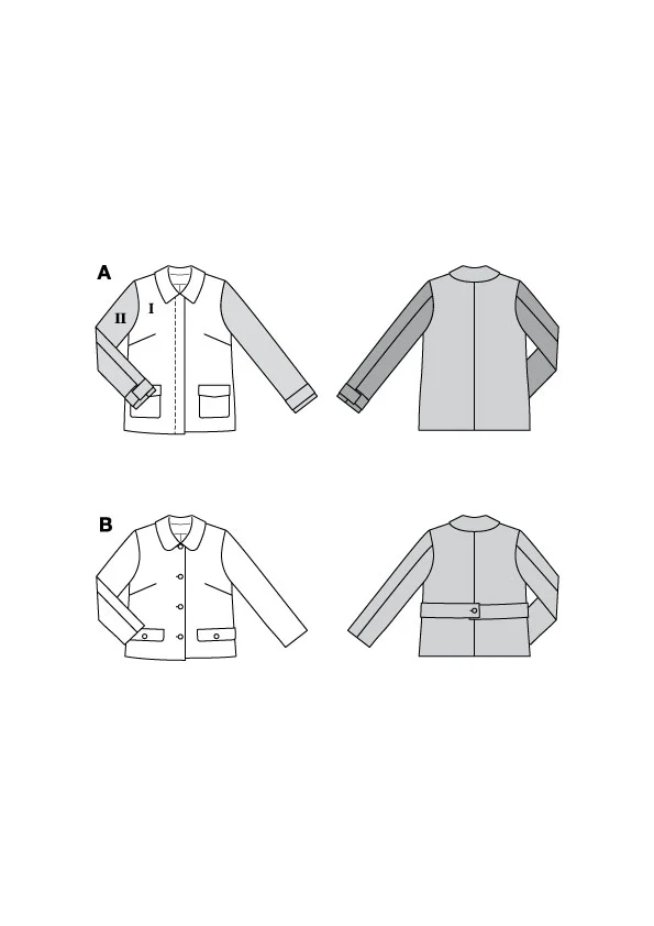 Patron Burda n°5799 : Veste - Image 2