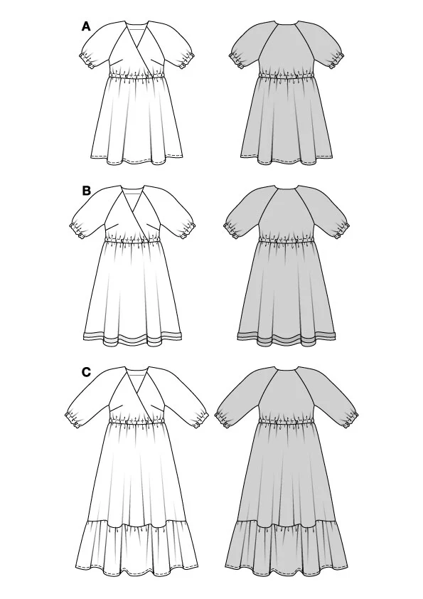 Patron Burda n°5803 : Robe - Image 2
