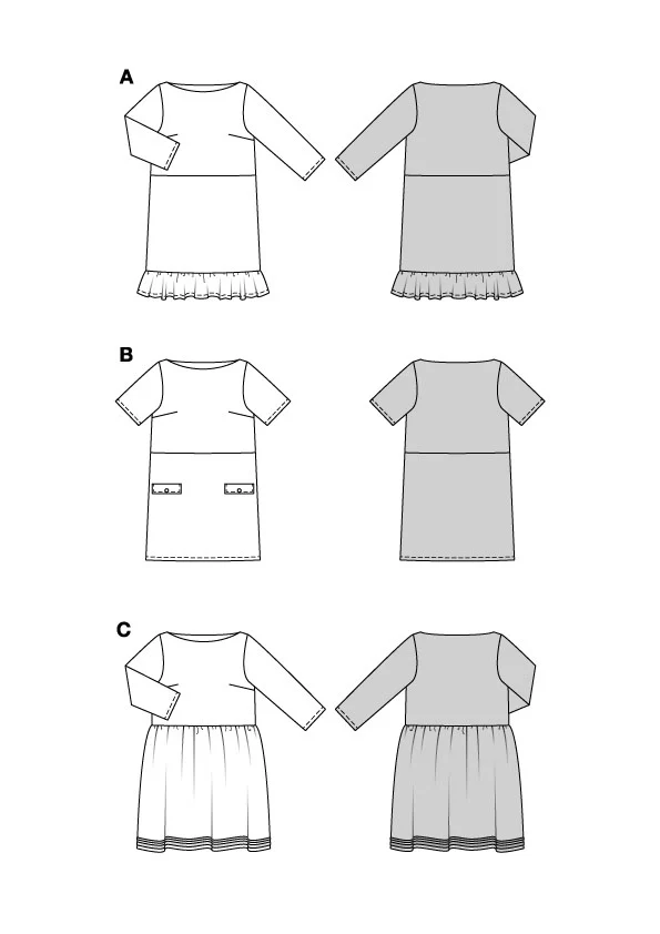 Patron Burda n°5804 : Robe - Image 2