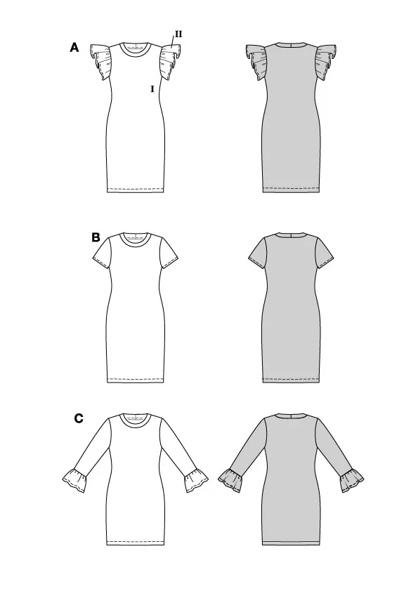 Patron Burda n°5805 : Robe - Image 2