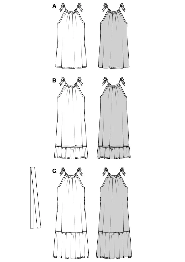 Patron Burda n°5810 : Robe - Image 2