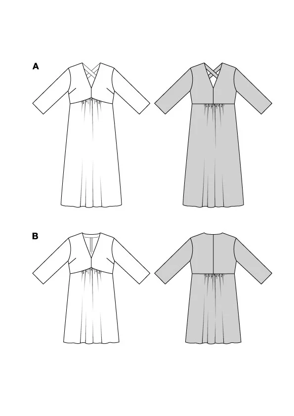 Patron Burda n°5816 : Robe - Image 2