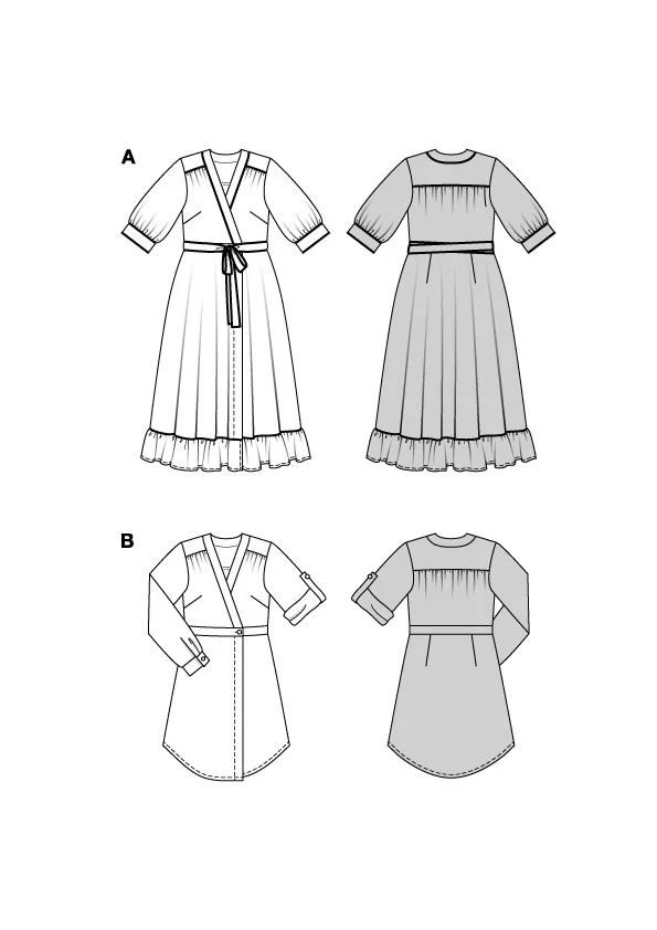 Patron Burda n°5819 : Robe - Image 2