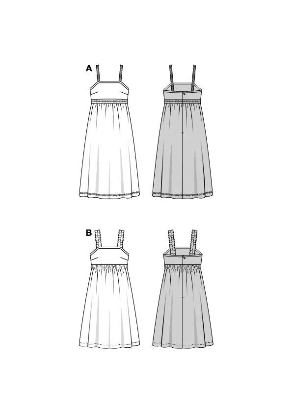 Patron Burda n°5821 : Robe - Image 2