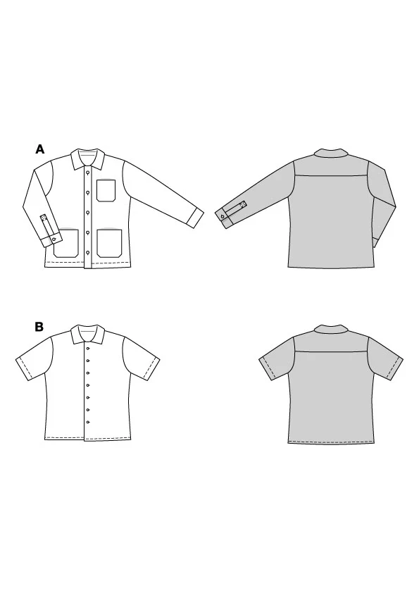 Patron Burda n°5842 : Veste & Chemise - Image 2