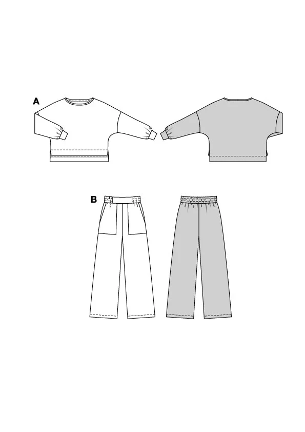 Patron Burda n°5853 : Tenue d'intérieur - Image 2