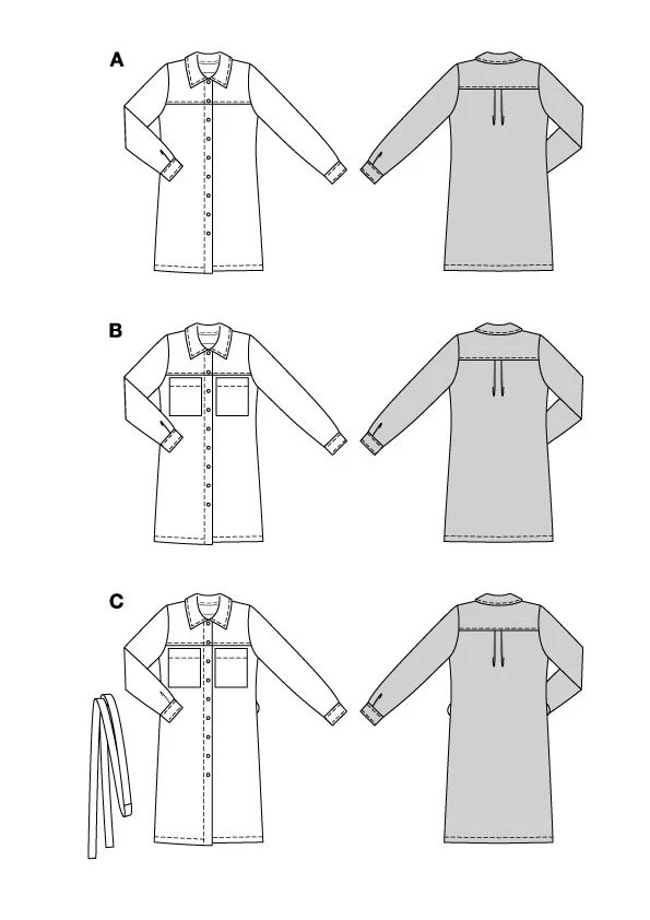 Patron Burda n°5854 : Robe - Image 2
