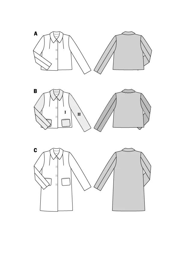 Patron Burda n°5855 : Veste & Manteau - Image 2