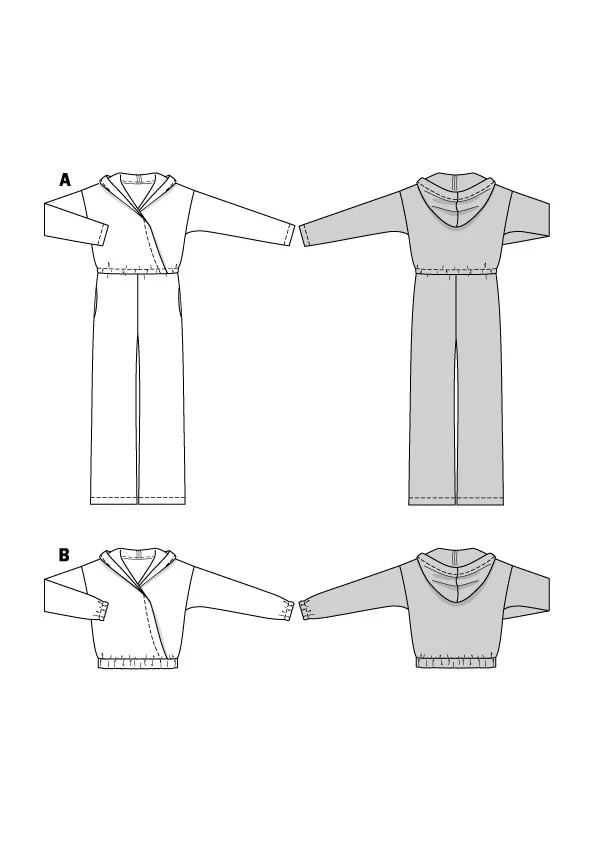 Patron Burda n°5871 : Combinaison & Shirt - Image 2