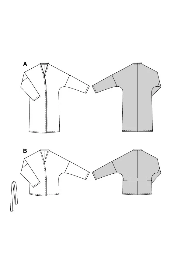Patron Burda n°5883 : Veste & Manteau - Image 2