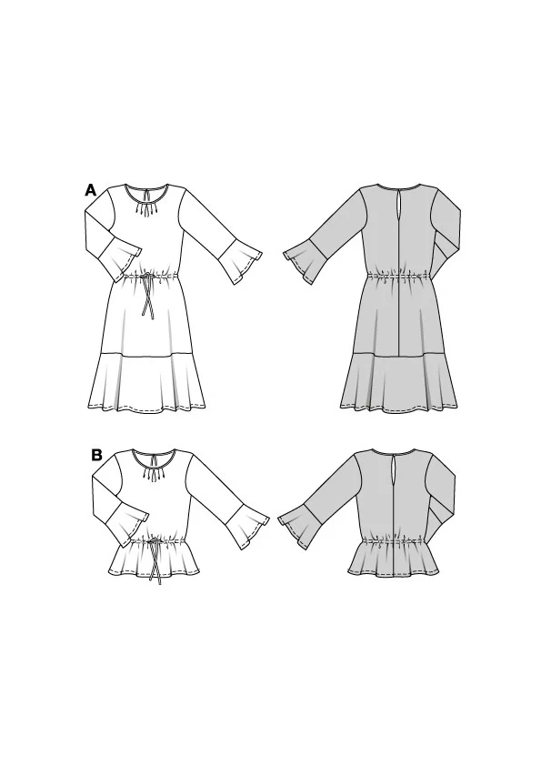 Patron Burda n°5884 : Robe & Blouse - Image 2