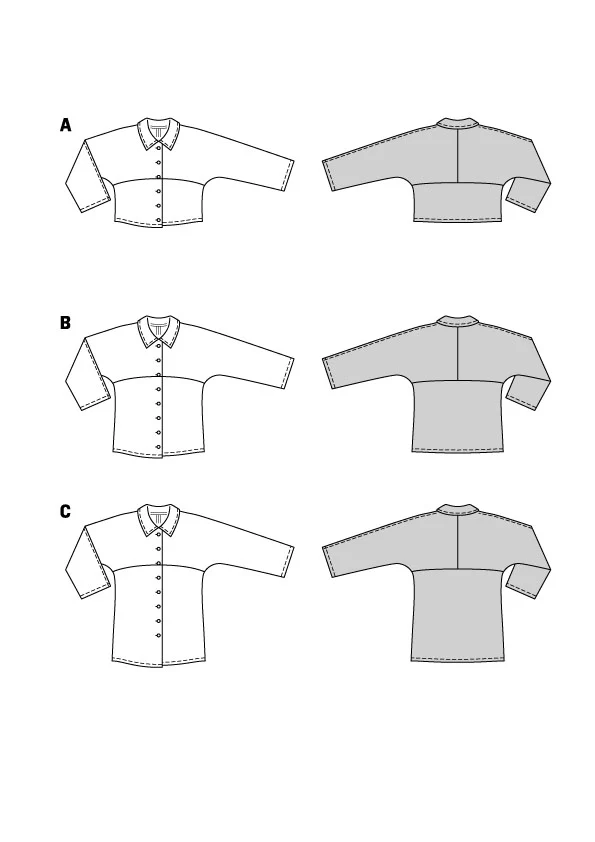 Patron Burda n°5887 : Blouse - Image 9