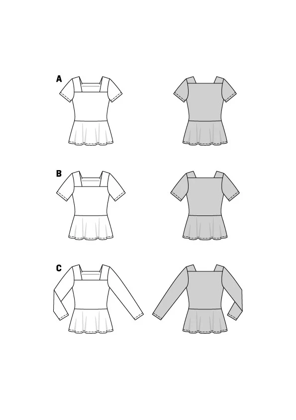 Patron Burda n°5908 : Blouse - Image 2