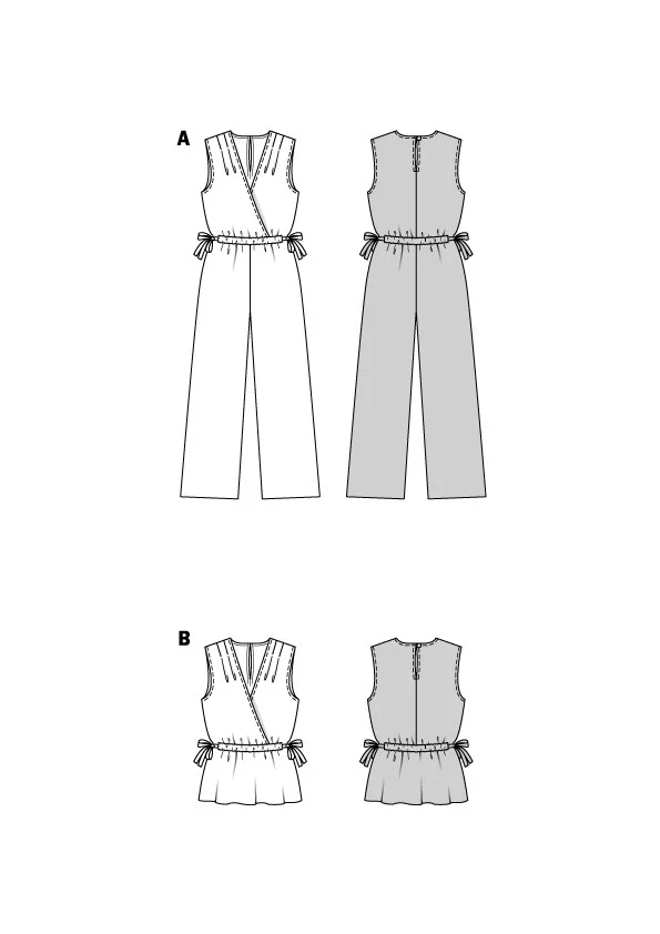 Patron Burda n°5914 : Combinaison & Blouse - Image 2