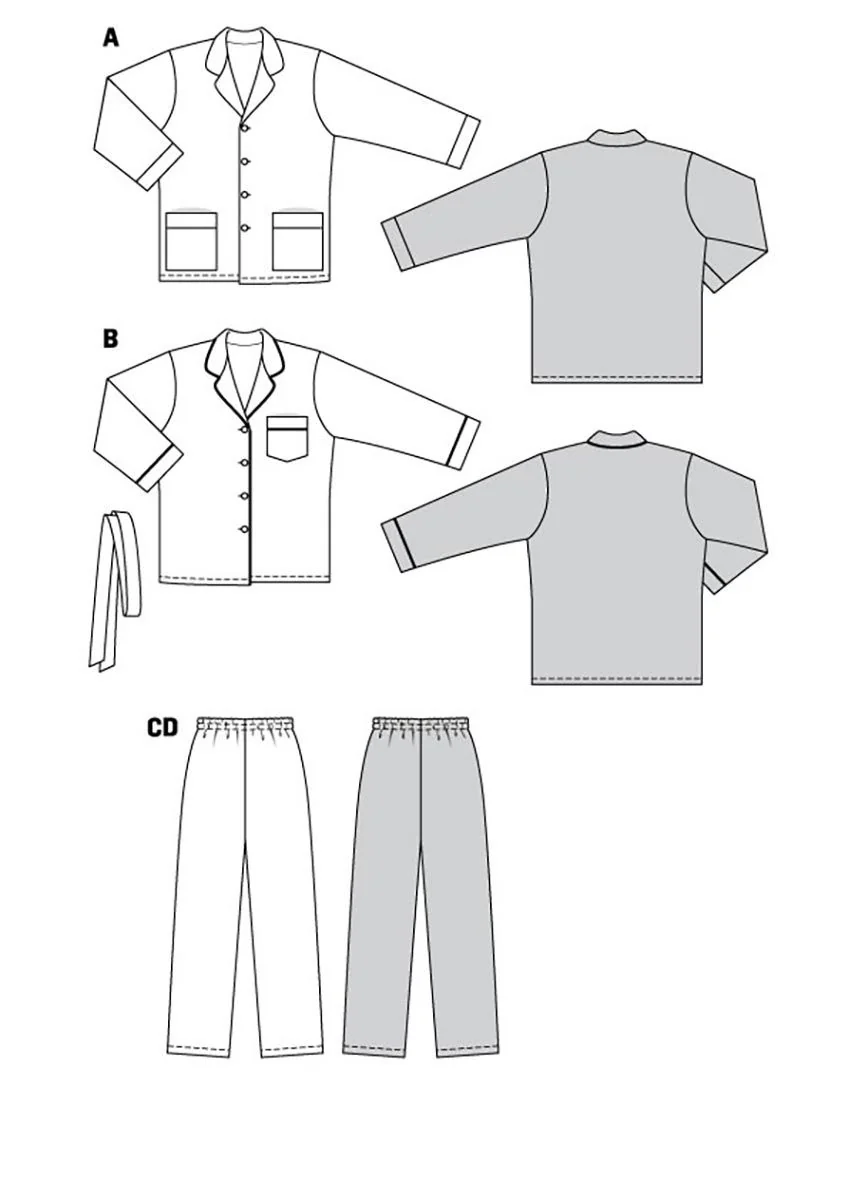 Patron Burda n°5956 : Pyjamas - Image 4