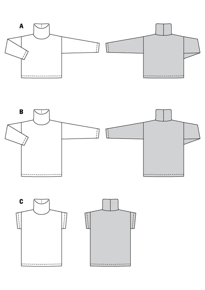 Patron Burda n°5963 : Pull - Image 4