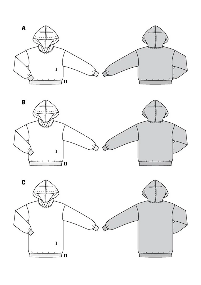 Patron Burda n°5979 : Sweatshirt - Image 3