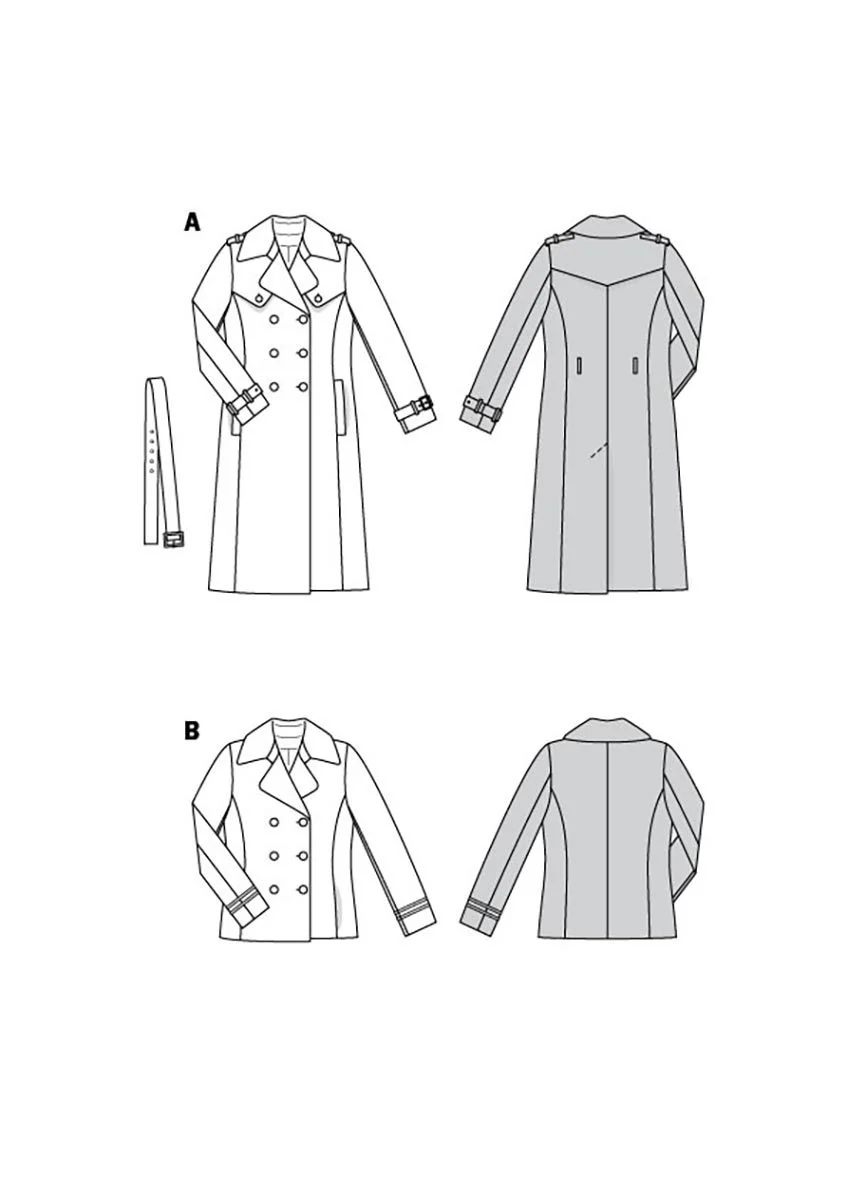 Patron Burda n°5984 : Veste et Manteau - Image 6