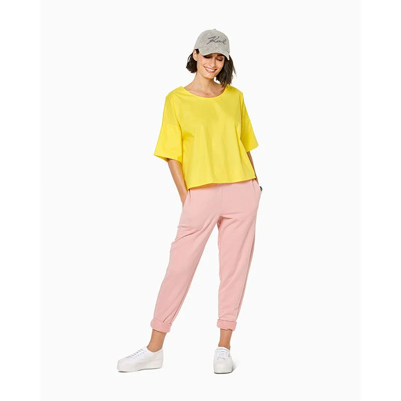 Patron Burda n° 6243 : Tee-shirt – encolure ronde – forme carrée – ruchés - Image 4