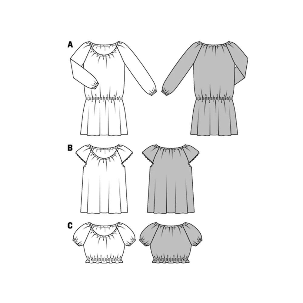 Patron Burda n°6684 : Robe & blouse - Image 2