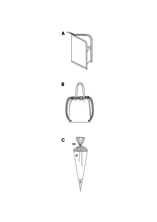 Patron Burda n°9200 : Accessoires scolaires - Image 2