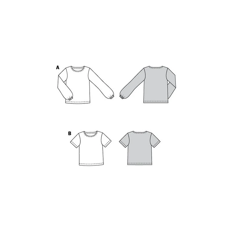 Patron Burda n°6059 : Blouse & T-shirt - Image 2