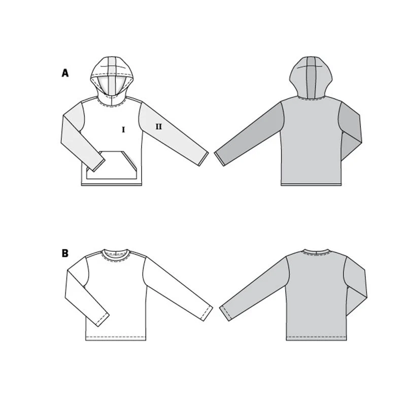 Patron Burda n°6064 : T-shirt Homme - Image 3
