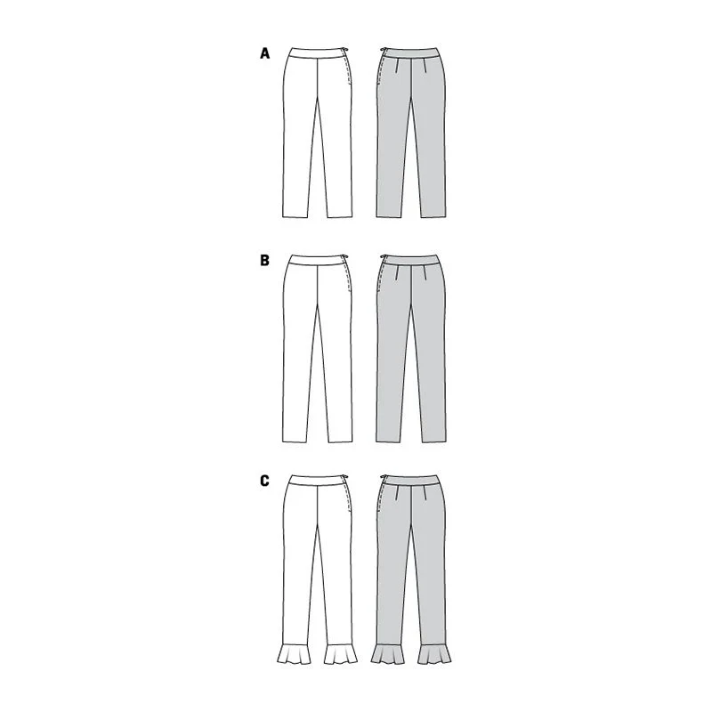 Patron Burda n°6072 : pantalon super facile - Image 6